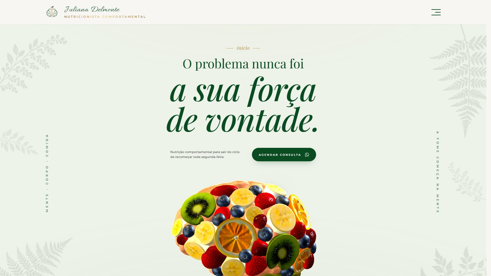 Juliana Delmonte's site, behavioural nutritionist