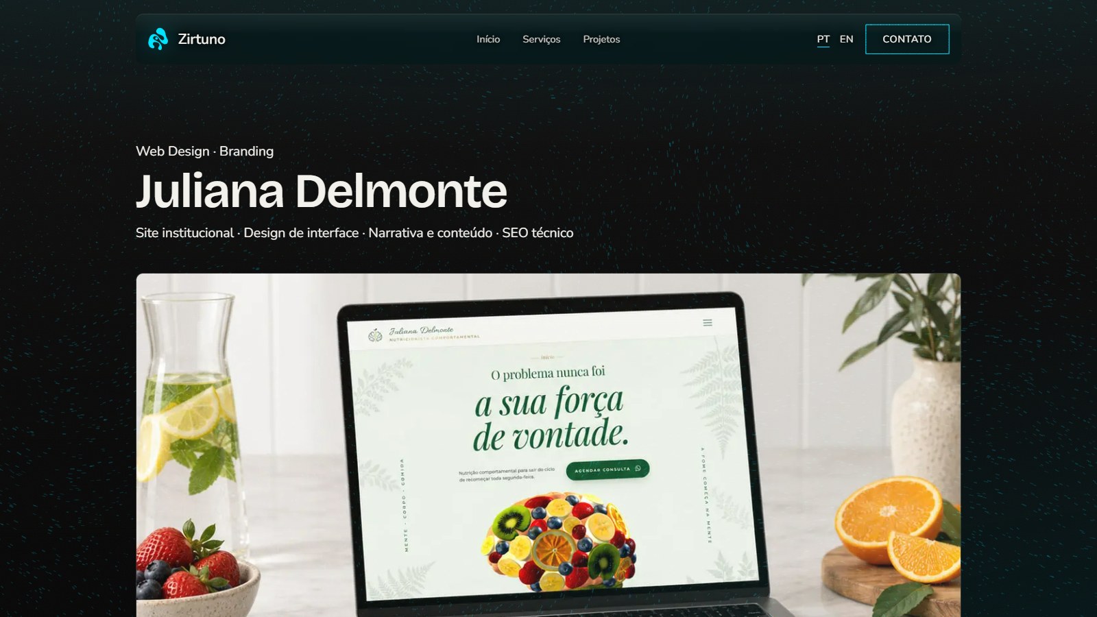 Zirtuno's case page: Juliana Delmonte
